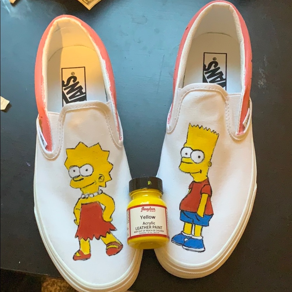Bart and Lisa Custom Vans